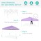 Best Choice Products 10x10ft Easy Setup Pop Up Canopy w/ 1-Button Setup, Wheeled Case, 4 Weight Bags